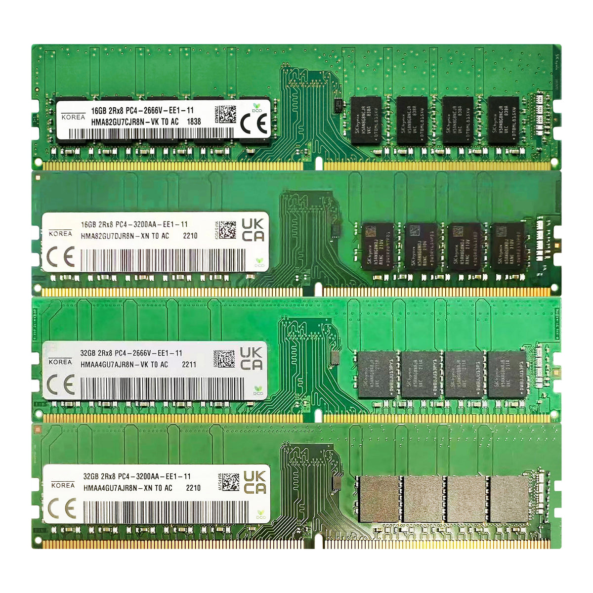 SK Sam Micro RDIMM ECC REG DDR4 Server Workstation Memory Ram 16GB 2RX4 2S2RX4 4DRX4 2133MHz 2400Mhz 2666HMz 2933MHz 3200MHz 2133P 2400T 2666V 2933Y 3200AA