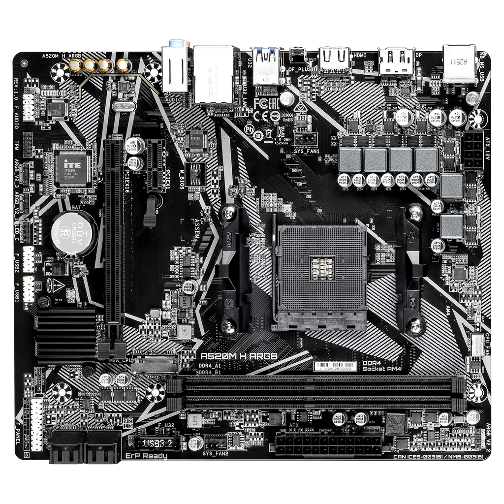 Ga MATX AM4 DDR4 Motherboard A520 A520M AORUS ELITE A520M H A520M S2H A520M DS3H GA-A520I-DASH A520M DS3H V2 A520M H ARGB