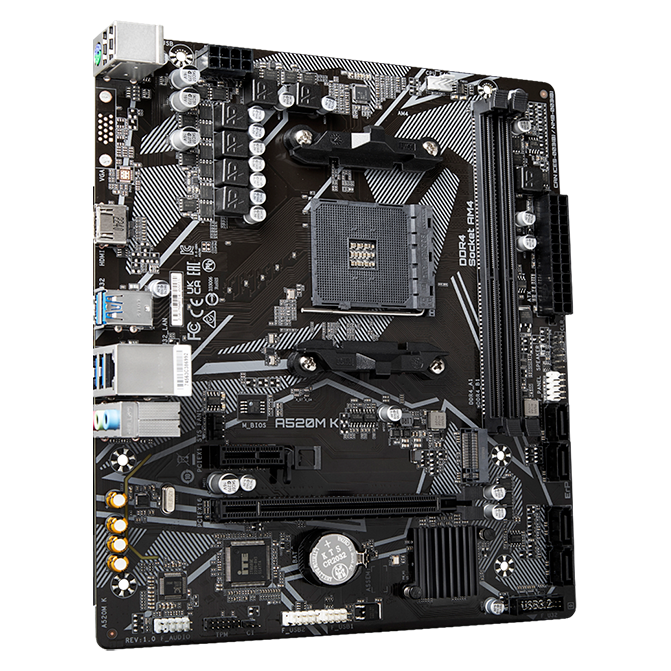 Ga MATX AM4 DDR4 Motherboard A520 A520M AORUS ELITE A520M H A520M S2H A520M DS3H GA-A520I-DASH A520M DS3H V2 A520M H ARGB