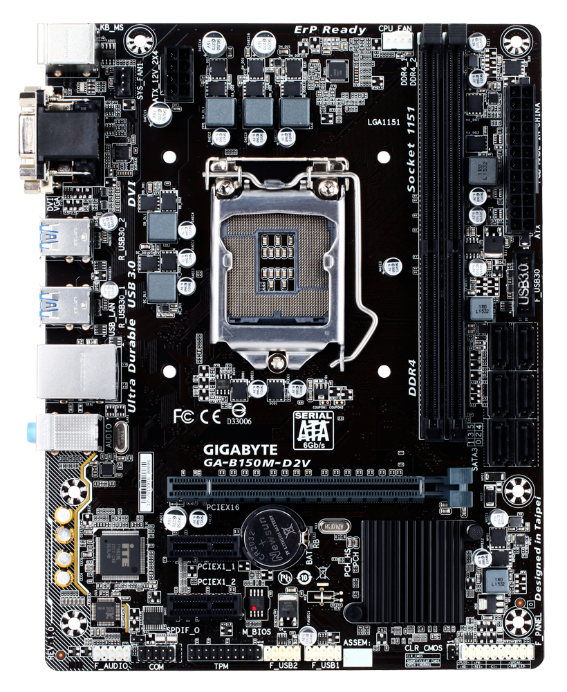 GA LGA1151 DDR4 DDR3 Motherboard B150M-D2V B150M-D3V B150M-VP B150M-WIND B150-D3A B150M-D2VX SI B150M-D3VX SI B150M-POWER B150-HD3 B150M-DS3H B150M-DS3P