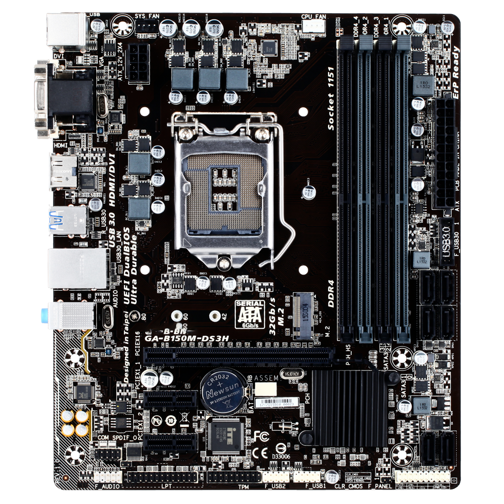 GA LGA1151 DDR4 DDR3 Motherboard B150M-D2V B150M-D3V B150M-VP B150M-WIND B150-D3A B150M-D2VX SI B150M-D3VX SI B150M-POWER B150-HD3 B150M-DS3H B150M-DS3P
