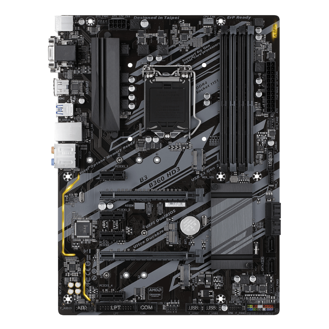 Ga LGA 1151 DDR4 Desktop Motherboard B360M DS3H B360 HD3P B360 HD3 B360M-D3V B360M D2VX SI B360M Gaming HD B360N WIFI