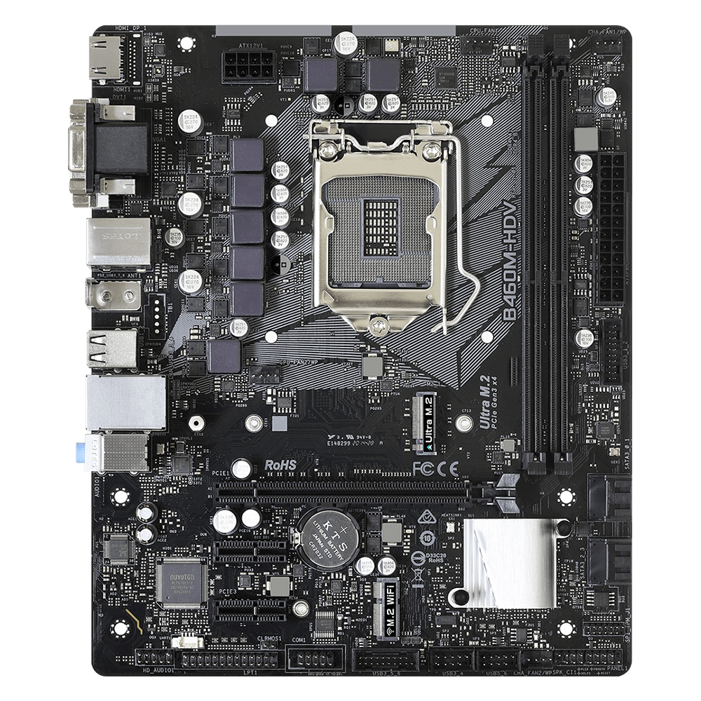 Rock 10th 11th LGA1200 DDR4 Motherboard B460M PRO4S/AC B460M PRO4/AC B460 Steel Legend DDR4 B460M-HDV