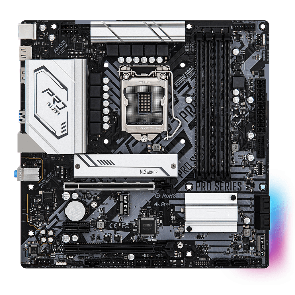 Rock 10th 11th LGA1200 DDR4 Motherboard B560M Steel Legend B560M-HDV-A B560M PRO4 B560 Steel Legend B560M Pro4 ac B560M-C