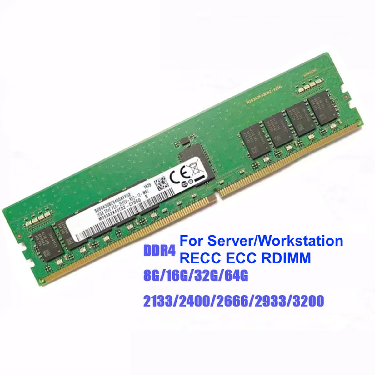 Krsamsung Used Server Memory Ram 8GB 16GB 32GB 64GB 2666MHz 2933MHz 3200MHz 2133MHz DDR4 ECC RDIMM REG Server Workstation Memory Ram