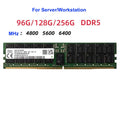 SK Sam Micro ECC RDIMM REG DDR5 Server Workstation Memory Ram 96GB 96G 2S2RX4 2RX4 PC5-4800B PC5-5600B PC5-6400B 4800MHz 5600Mhz 6400HMz