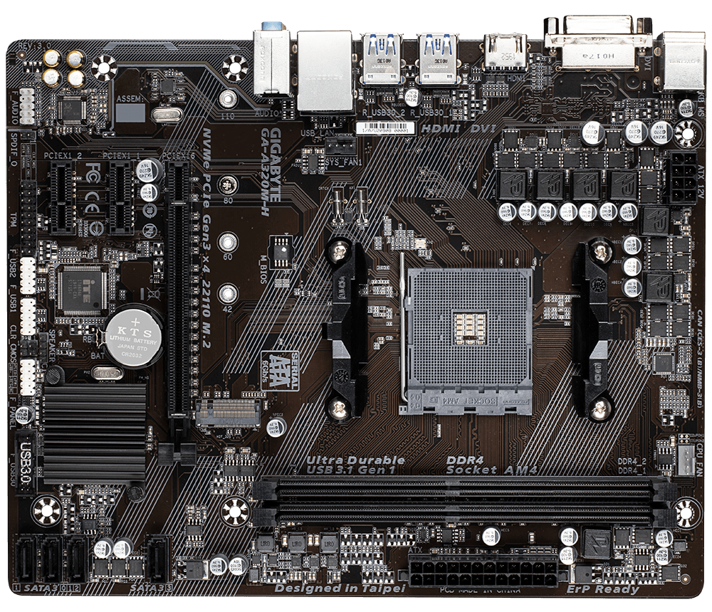 Ga AM4 DDR4 GA-A320M-H GA-A320M-S2H GA-A320M-D2P GA-A320M-DS2 GA-A320M-HD2 GA-A320M-S2H V2