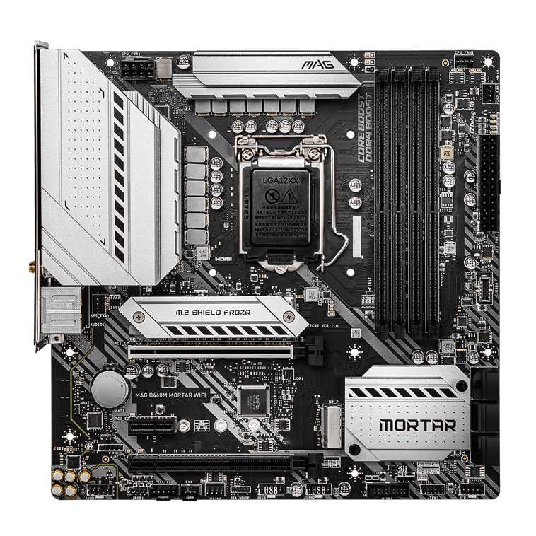 MS LGA1200 DDR4 Motherboard MAG B460M MORTAR WIFI M-ATX MAG B460 TORPEDO ATX MAG B460 TOMAHAWK ATX