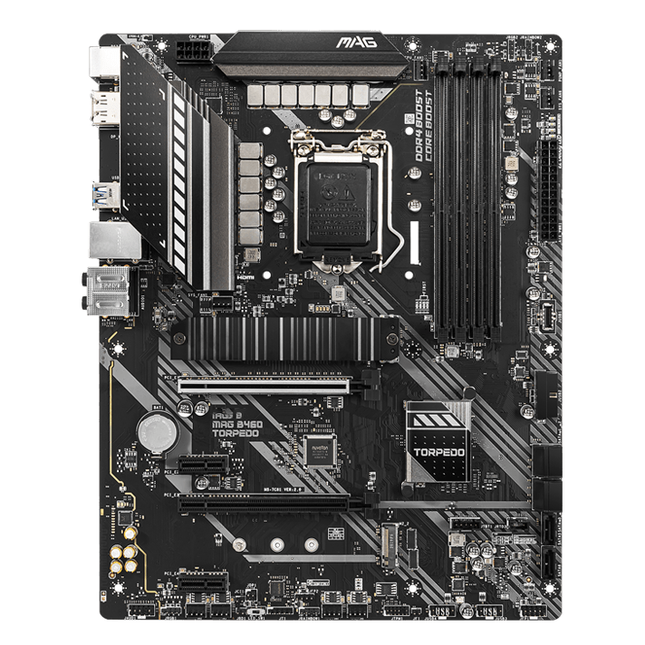MS LGA1200 DDR4 Motherboard MAG B460M MORTAR WIFI M-ATX MAG B460 TORPEDO ATX MAG B460 TOMAHAWK ATX