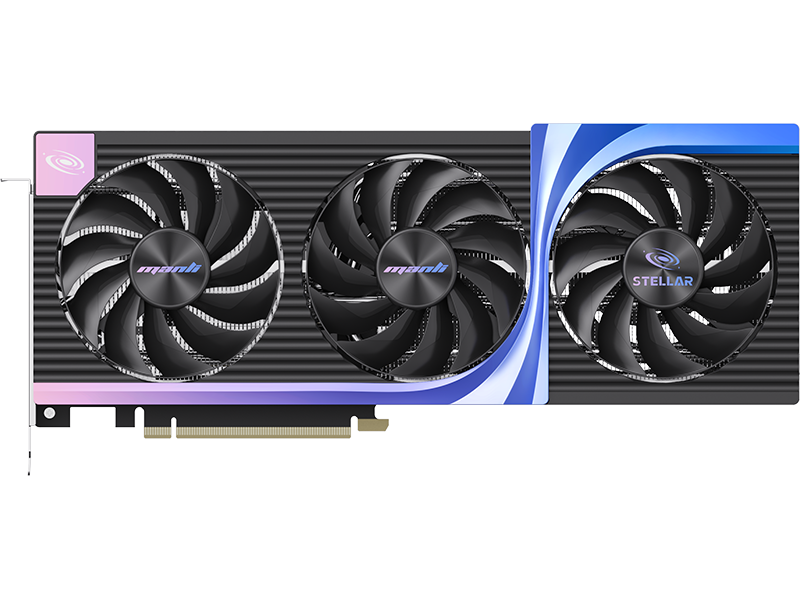 Manli Graphics Cards Manli Black Stellar Nebula Polar Fox GeForce RTX 5060 OC 8GB GDDR7