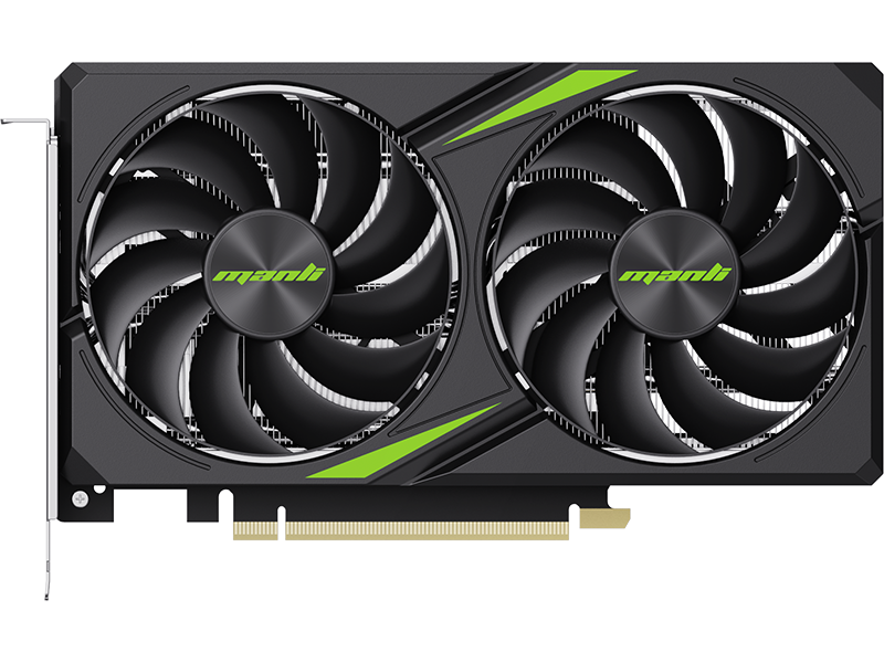 Manli Graphics Cards Manli Black Stellar Nebula Polar Fox GeForce RTX 5060 OC 8GB GDDR7