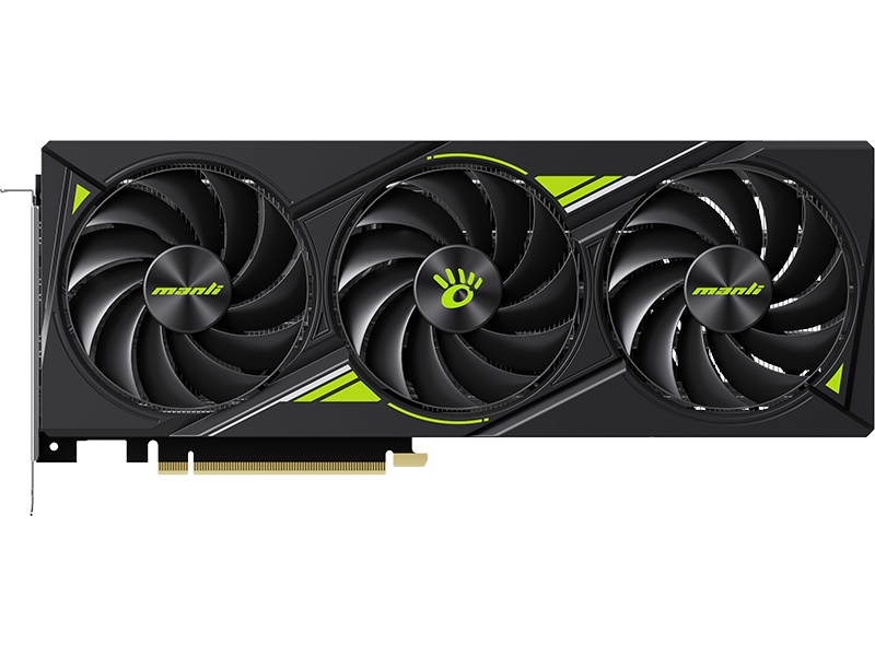 Manli Graphics Cards Manli Black Stellar Nebula Polar Fox GeForce RTX 5060 OC 8GB GDDR7
