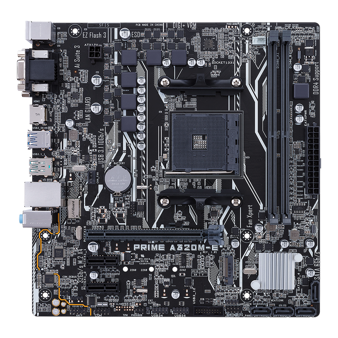 DDR4 AM4 Desktop Motherboard PRIME A320M-F PRIME A320M-K PRIME A320M-E PRIME A320M-A EX-A320M-GAMING PRO A320M-R WI-FI