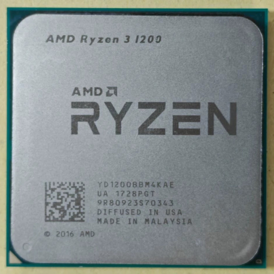 AM4 DDR4 Processor R3 1200 R5 1400 1500X 1600 1600X R7 1700 1700X 1800X AM4 For B350 A320 X370 B450 A520